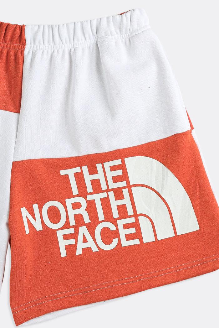 Frankie Rework North Face Patchwork Sweatshorts - L