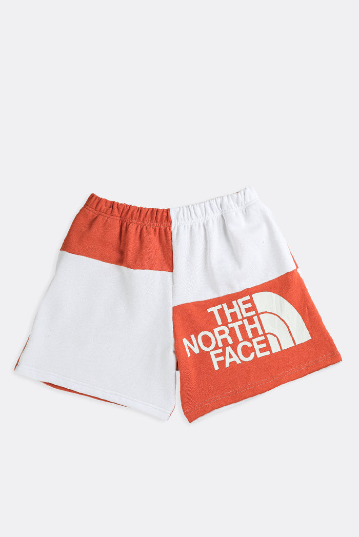 frankie Rework North Face Patchwork Sweatshorts - L