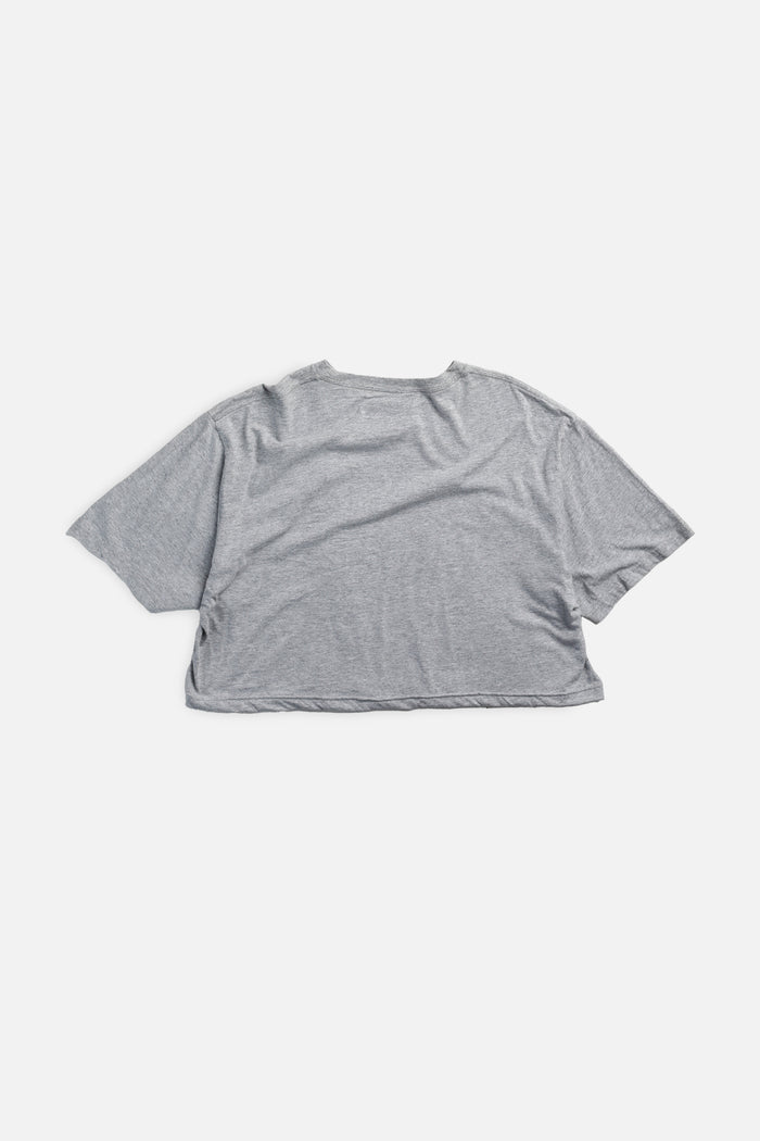 Frankie Rework Notre Dame Football Crop Tee - XL