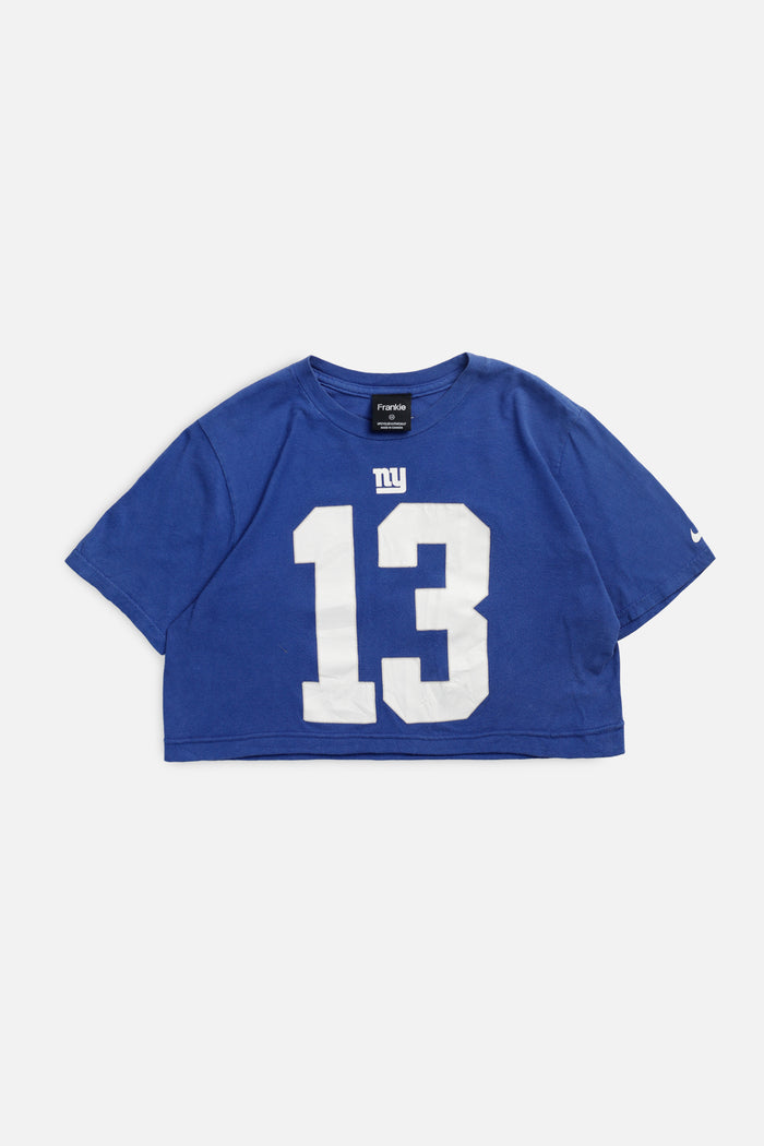 Frankie Rework NY Giants NFL Crop Tee - XS