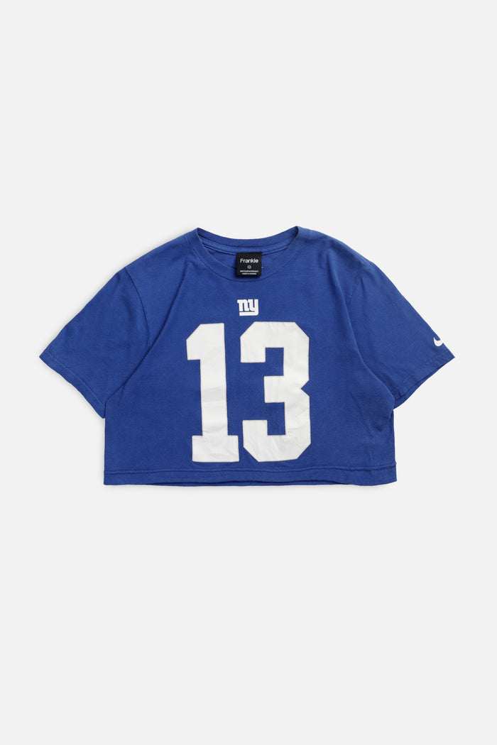 frankie Rework NY Giants NFL Crop Tee - XS