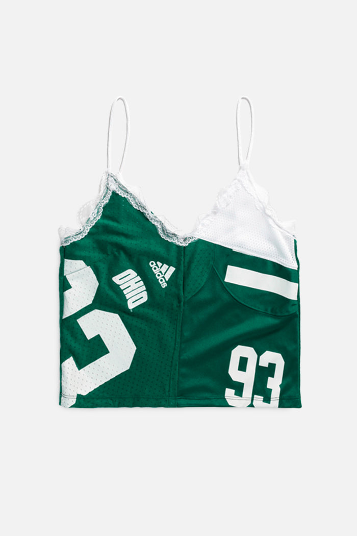 frankie Rework Ohio Bobcats NCAA Lace Tank - S