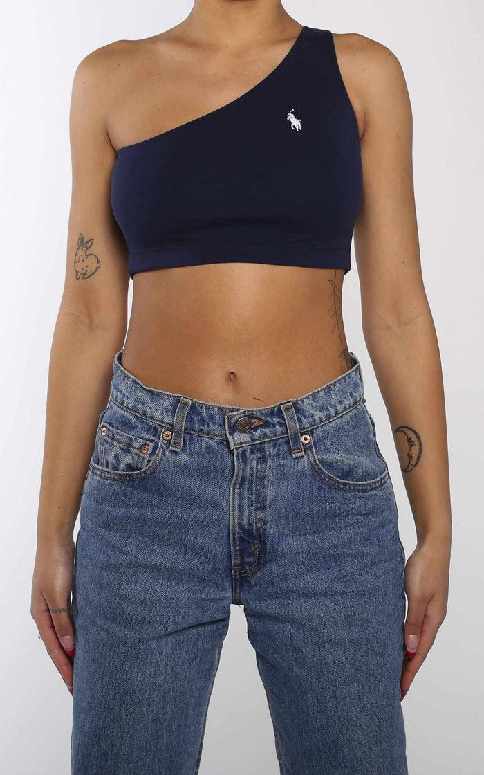 Frankie Rework One Shoulder Tank - XS S M L XL