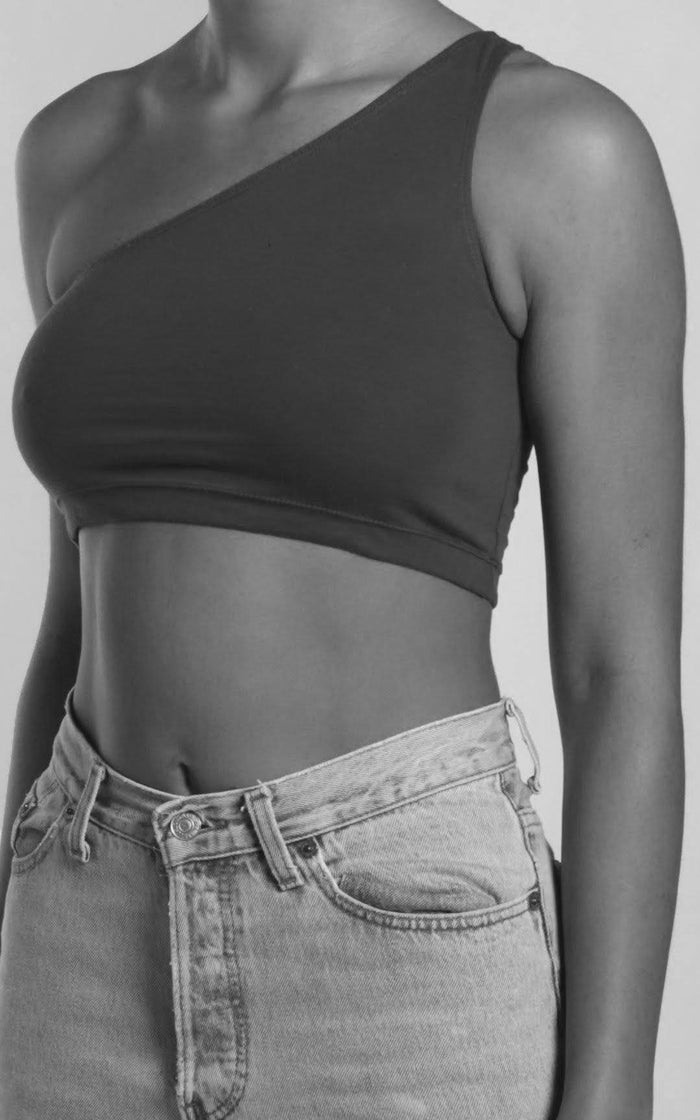 Frankie Rework One Shoulder Tank - XS S M L XL