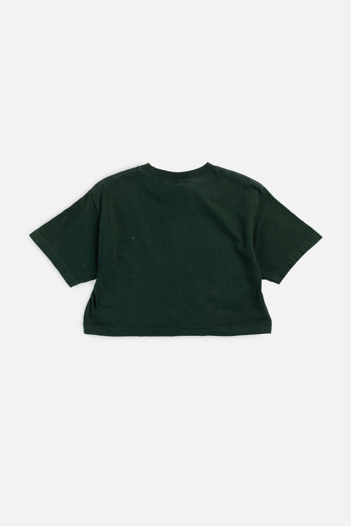 Frankie Rework Oregon Ducks NCAA Crop Tee - XS