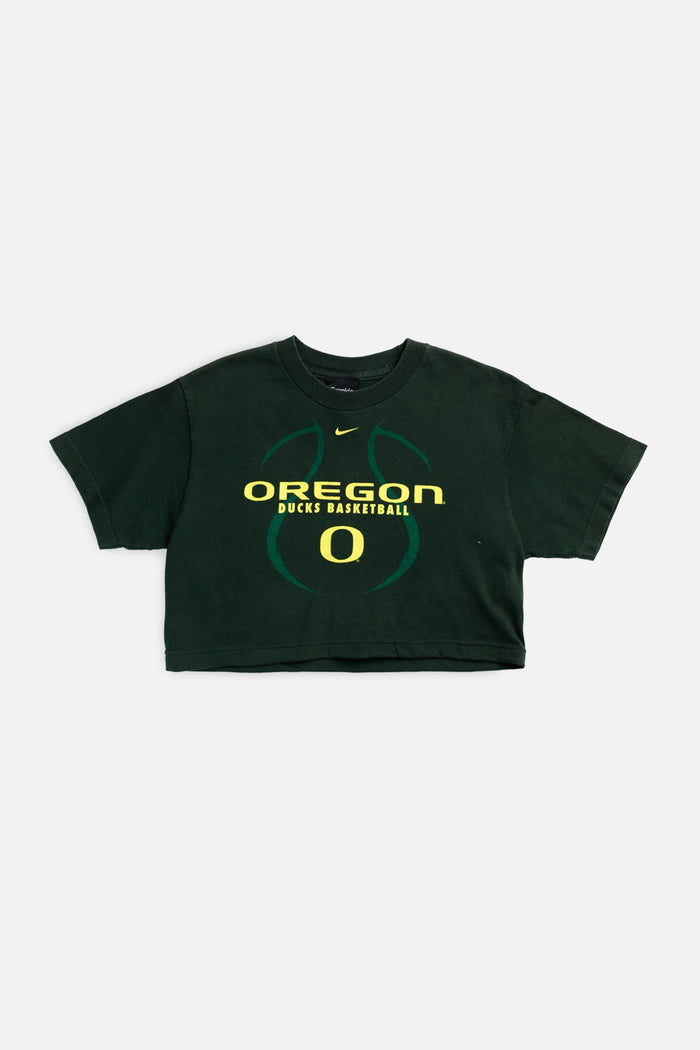 frankie Rework Oregon Ducks NCAA Crop Tee - XS