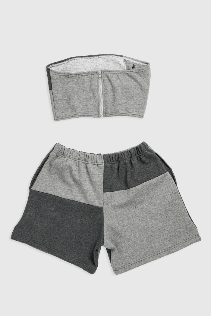 Frankie Rework Patchwork Sweatshorts Set - L