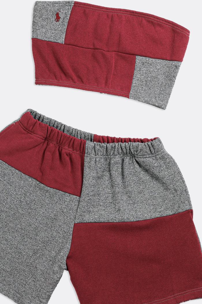 Frankie Rework Patchwork Sweatshorts Set - L