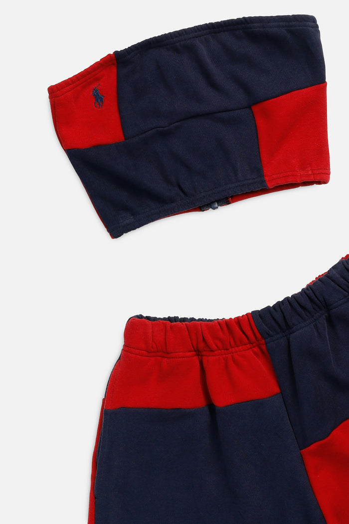 Frankie Rework Patchwork Sweatshorts Set - XS