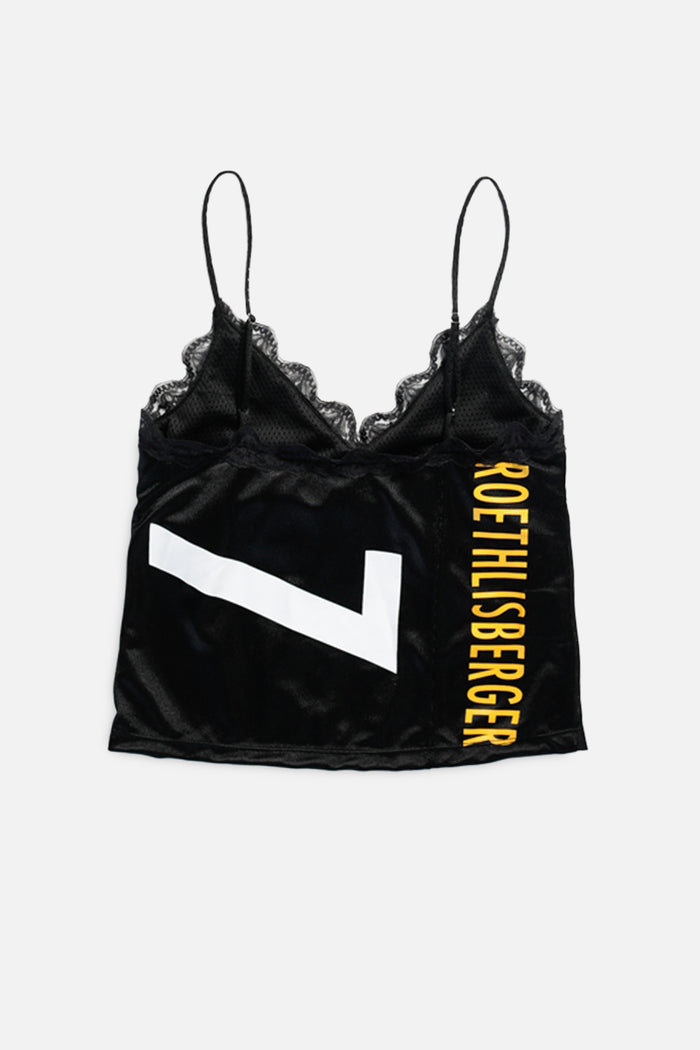 Frankie Rework Pittsburgh Steelers Lace Tank - XS