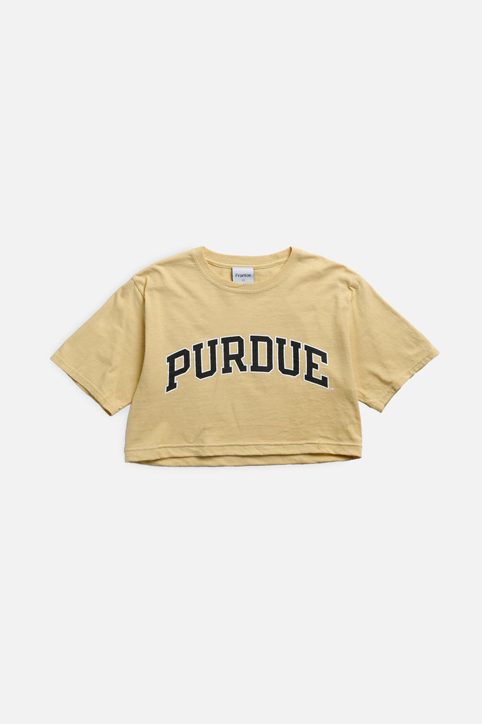 frankie Rework Purdue Crop Tee - XS