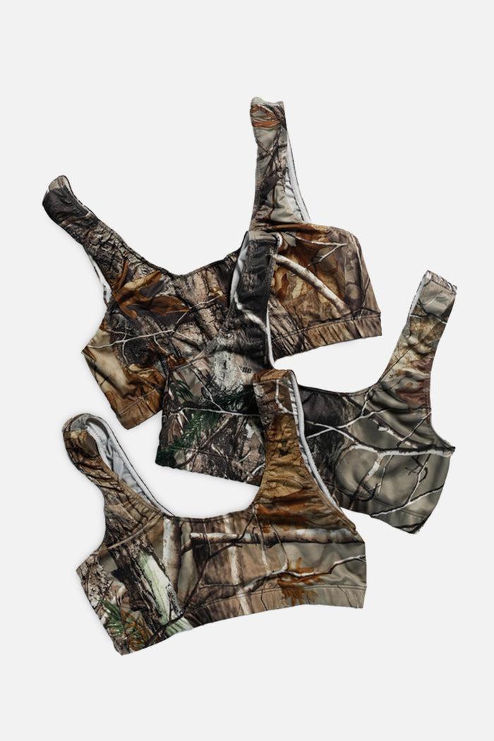 Frankie Rework RealTree Bra Top - XS S M L XL XXL