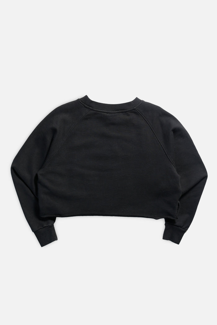 Frankie Rework Reebok Raw Crop Sweatshirt - S
