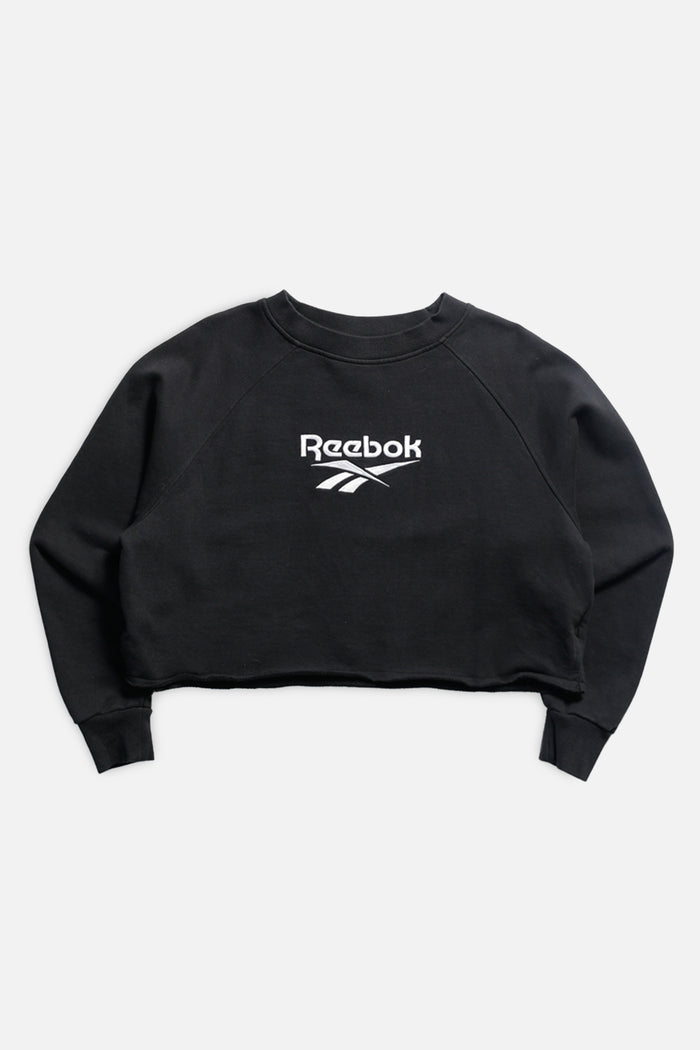 frankie Rework Reebok Raw Crop Sweatshirt - S
