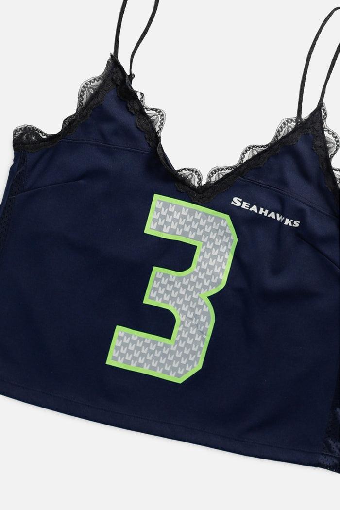 Frankie Rework Seattle Seahawks Lace Tank -L