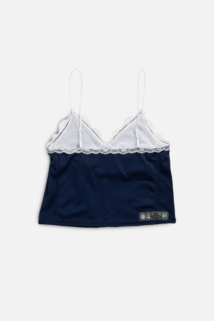Frankie Rework Seattle Seahawks Lace Tank - L