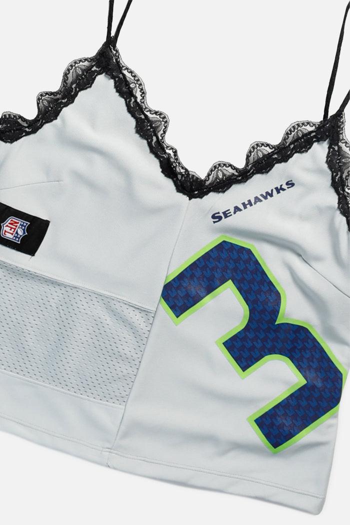 Frankie Rework Seattle Seahawks Lace Tank - M