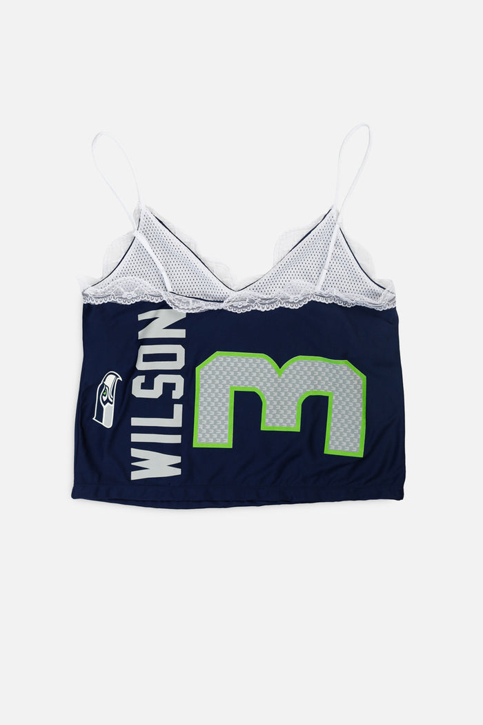 Frankie Rework Seattle Seahawks Lace Tank - M