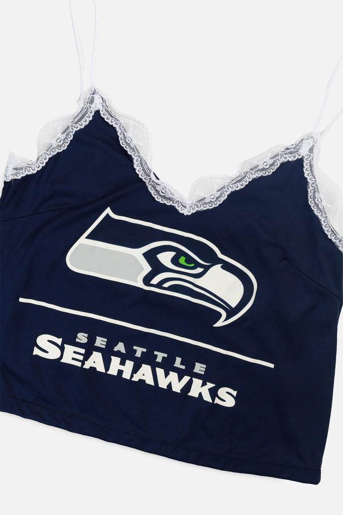 Frankie Rework Seattle Seahawks Lace Tank - M