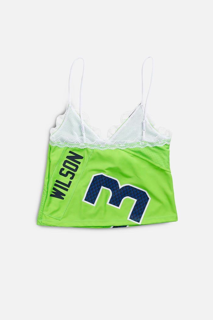 Frankie Rework Seattle Seahawks Lace Tank - S