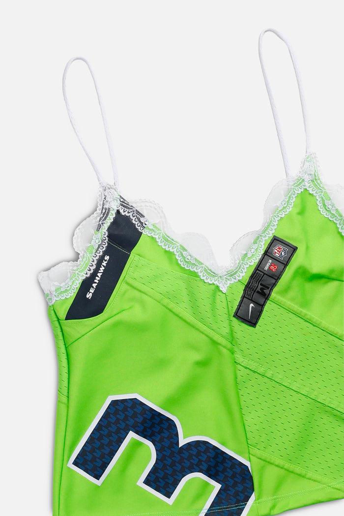 Frankie Rework Seattle Seahawks Lace Tank - S