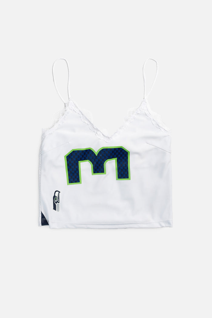 frankie Rework Seattle Seahawks Lace Tank - S