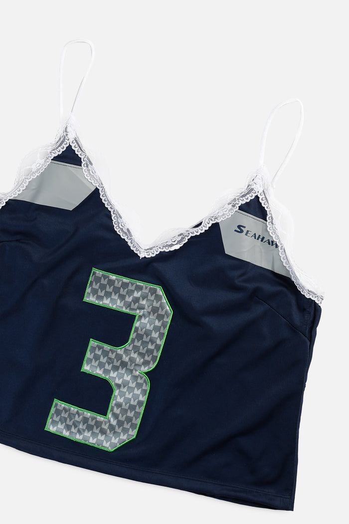 Frankie Rework Seattle Seahawks Lace Tank - XL