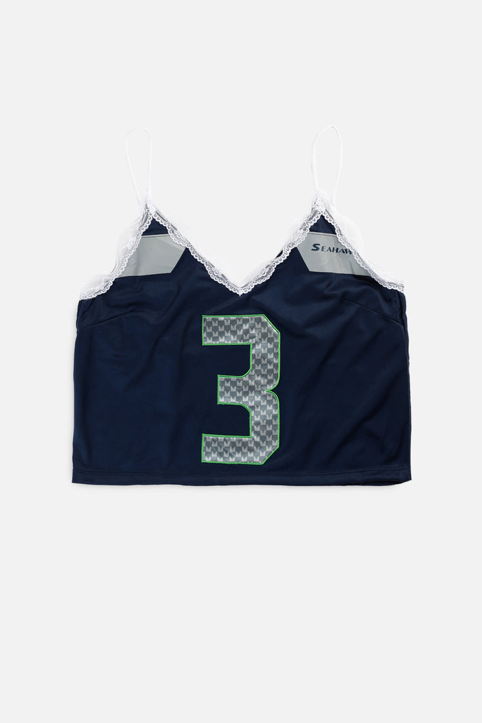 frankie Rework Seattle Seahawks Lace Tank - XL
