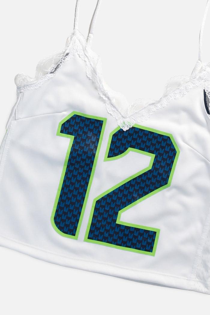 Frankie Rework Seattle Seahawks Lace Tank - XS