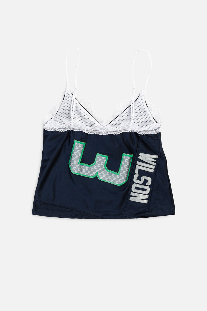 Frankie Rework Seattle Seahawks Lace Tank - XS