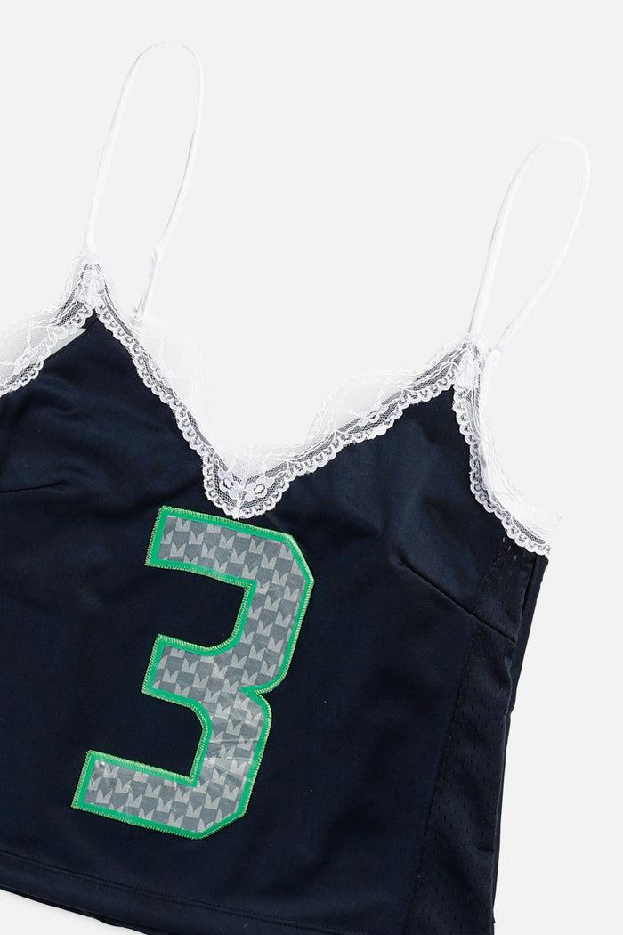 Frankie Rework Seattle Seahawks Lace Tank - XS