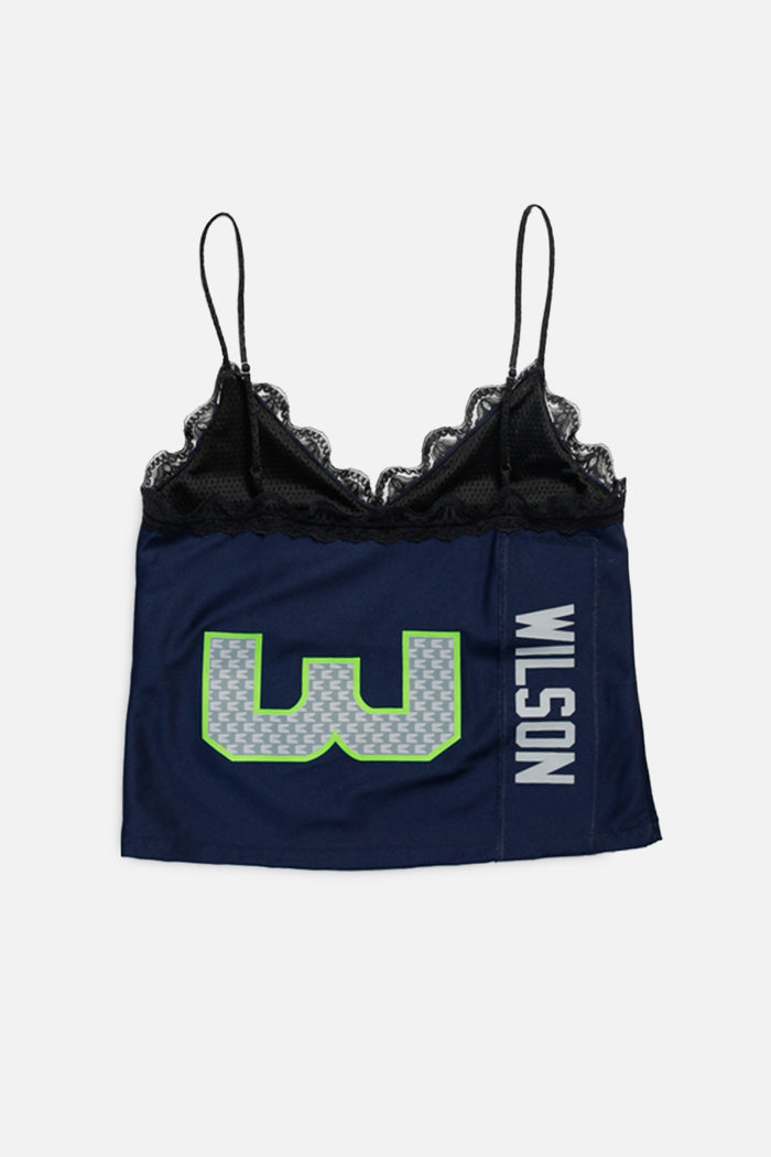 Frankie Rework Seattle Seahawks Lace Tank - XS