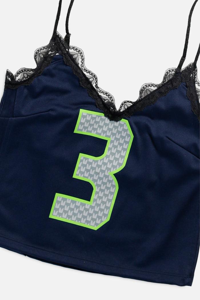 Frankie Rework Seattle Seahawks Lace Tank - XS
