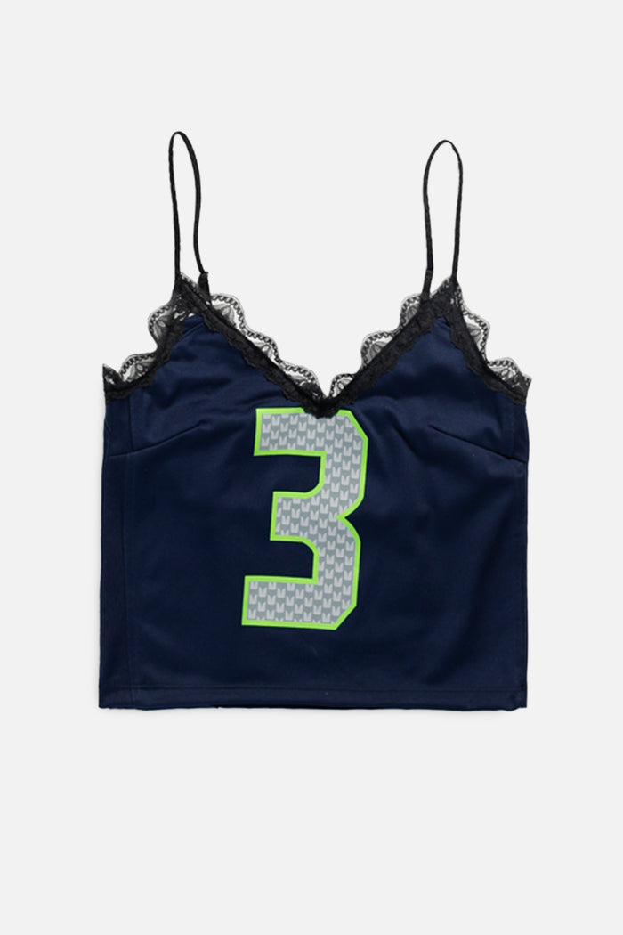 frankie Rework Seattle Seahawks Lace Tank - XS