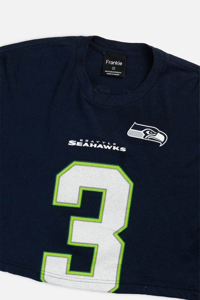 Frankie Rework Seattle Seahawks NFL Crop Tee - S