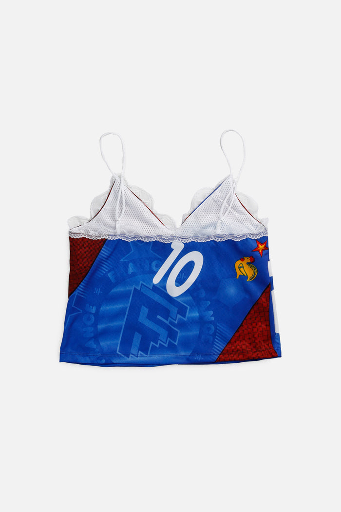Frankie Rework Soccer Lace Tank - M