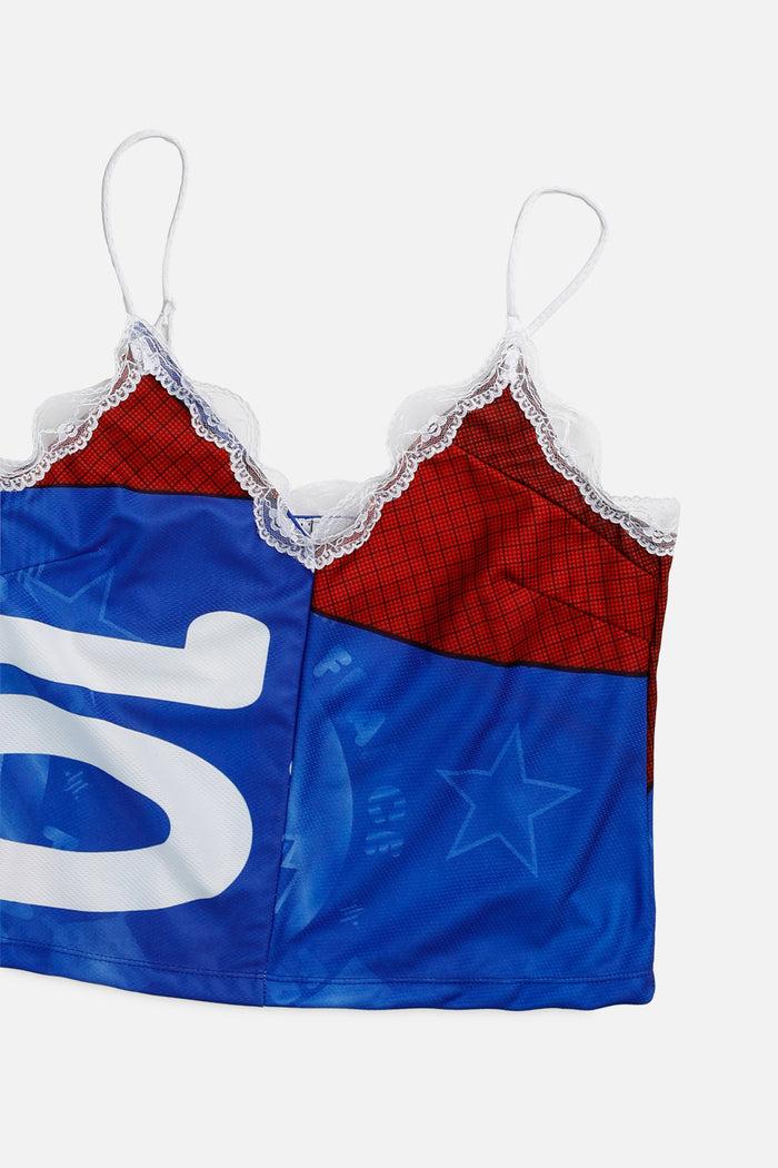 Frankie Rework Soccer Lace Tank - M