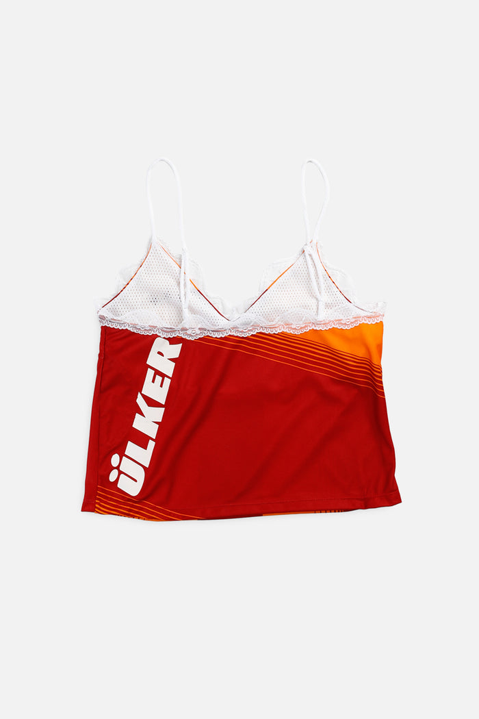 Frankie Rework Soccer Lace Tank - M