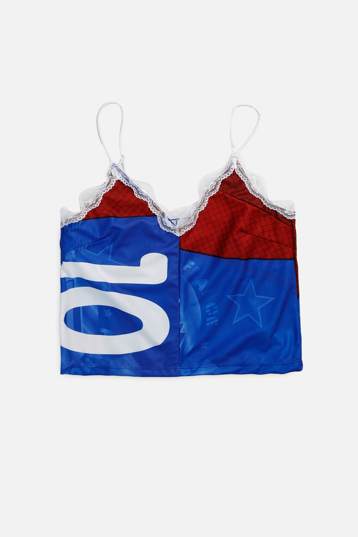 frankie Rework Soccer Lace Tank - M