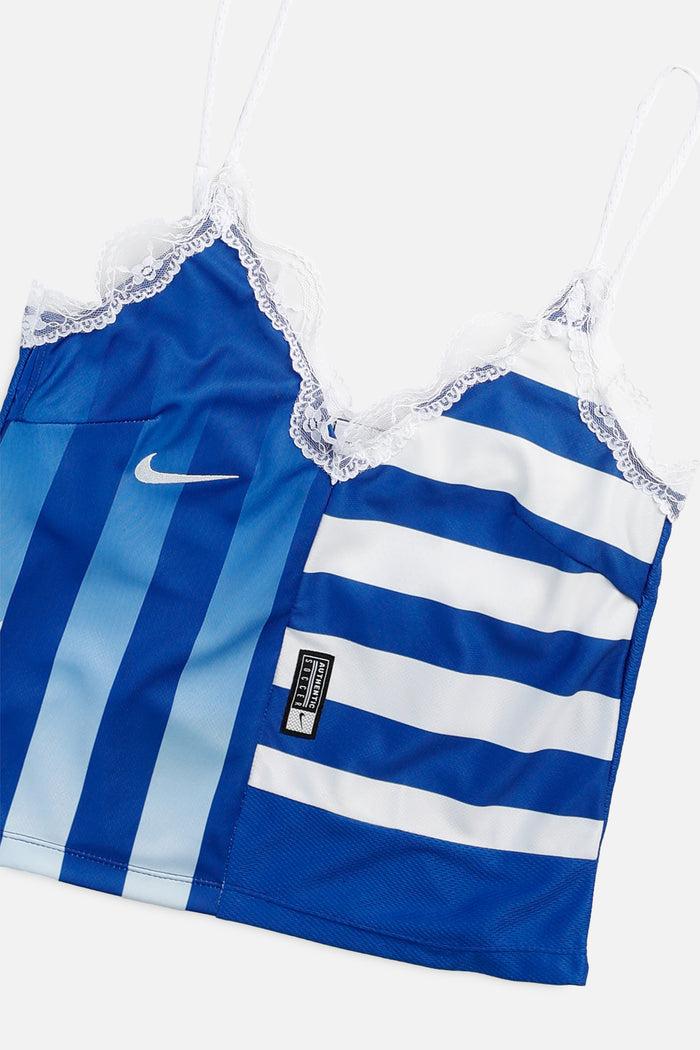 Frankie Rework Soccer Lace Tank - XS