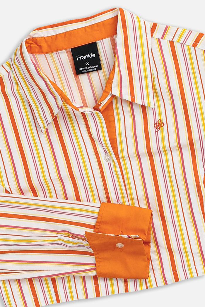 Frankie Rework South Pole Cropped Collared Shirt - S