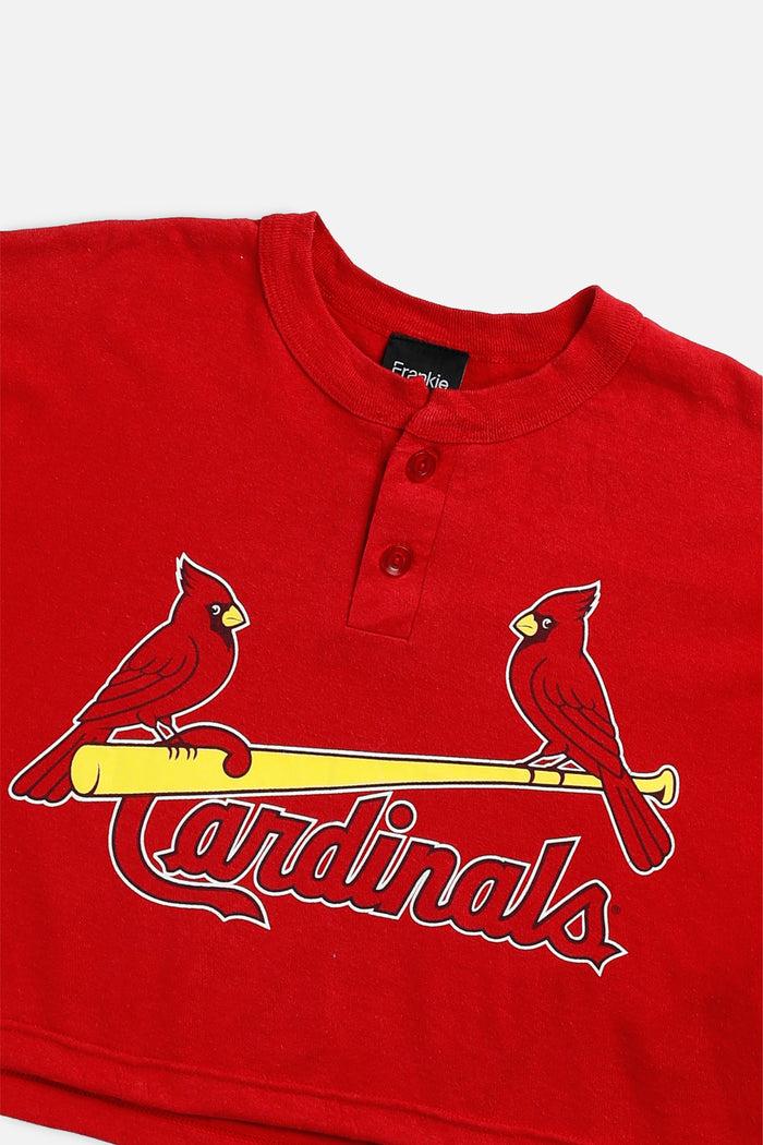 Frankie Rework St. Louis Cardinals MLB Crop Tee - M