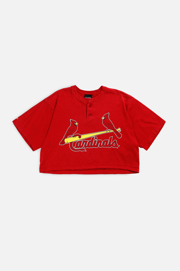 frankie Rework St. Louis Cardinals MLB Crop Tee - M