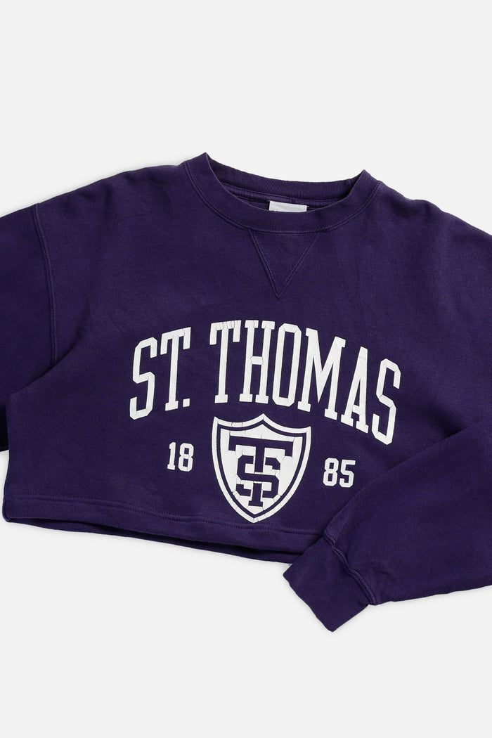Frankie Rework St. Thomas Crop Sweatshirt - M