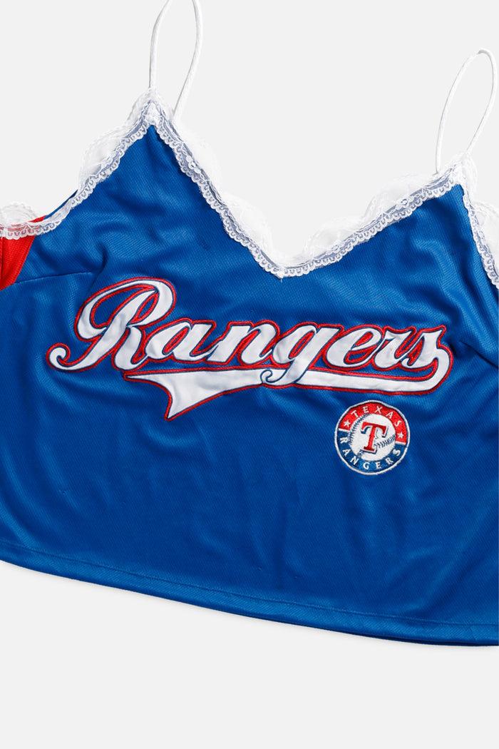 Frankie Rework Texas Rangers MLB Lace Tank - XXL