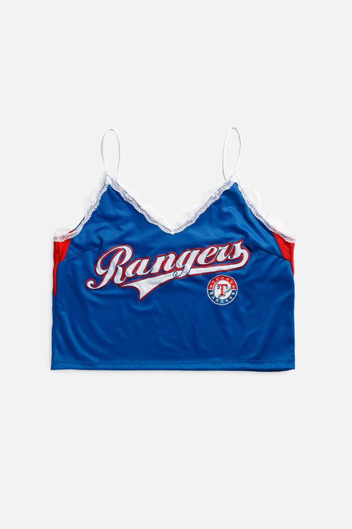 frankie Rework Texas Rangers MLB Lace Tank - XXL