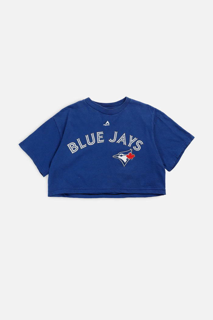 frankie Rework Toronto Blue Jays MLB Crop Tee - S