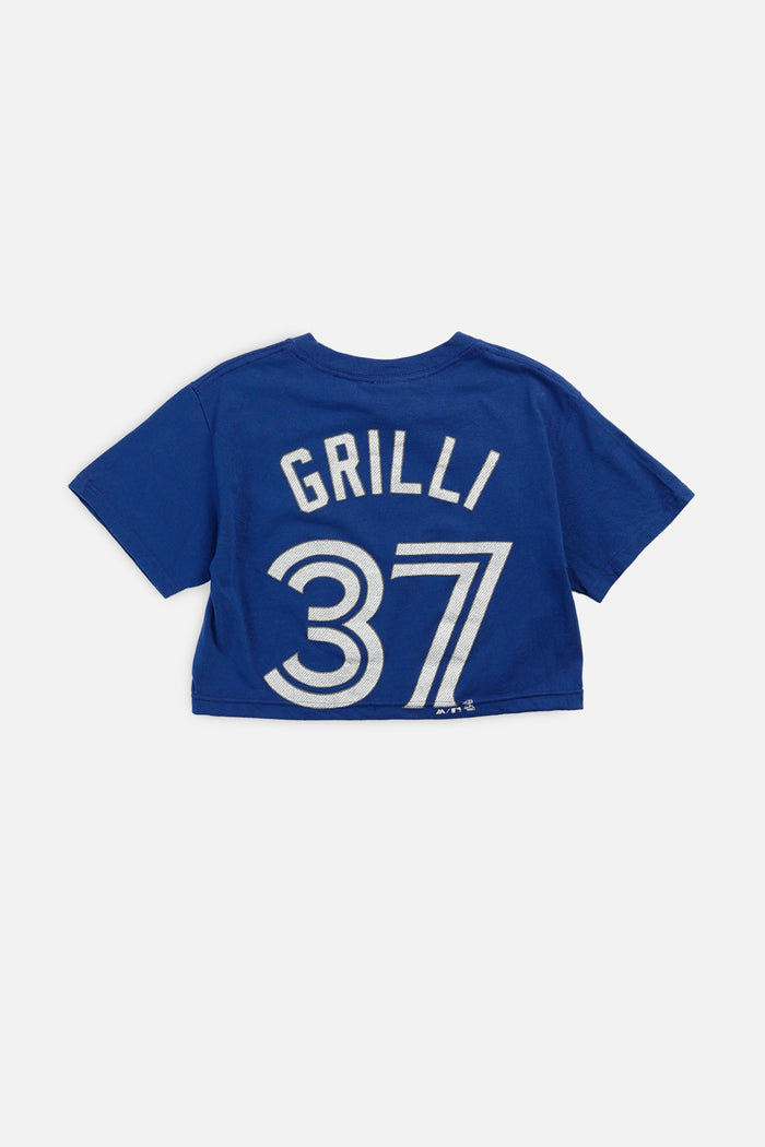 Frankie Rework Toronto Blue Jays MLB Crop Tee - XS