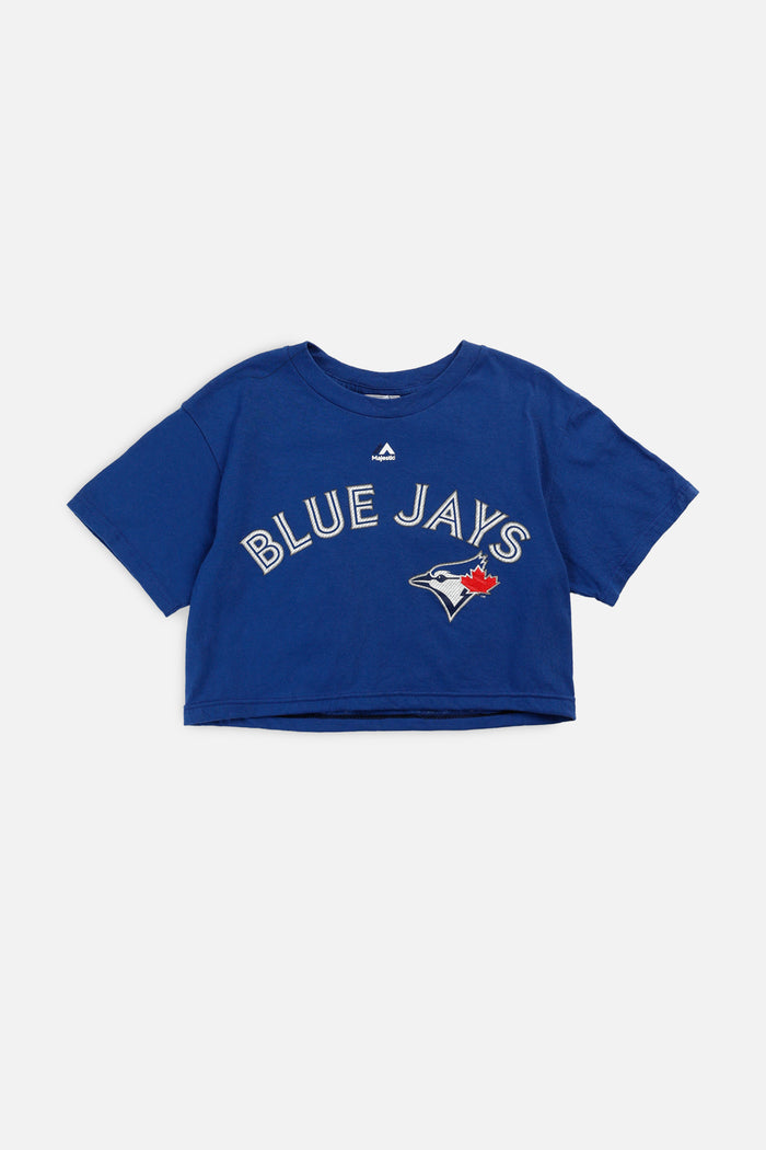 frankie Rework Toronto Blue Jays MLB Crop Tee - XS