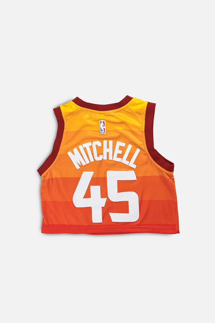 Frankie Rework Utah Basketball Crop Jersey - S